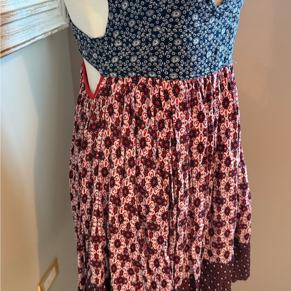 Lulus Women’s Small Boho Multi Patterned Sleevele… - image 7